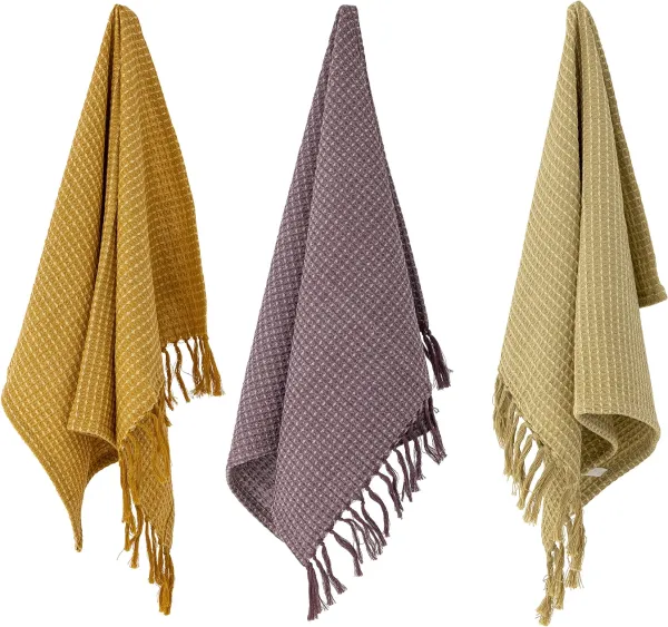 Paprika, kökshandduk, orange, bomull