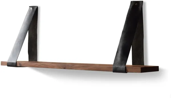 HayFay, Vägg hylla med remmar, H3x100x20 cm